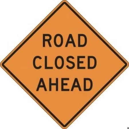 Accuform RIGID CONSTRUCT ION SIGN ROAD CLOSED FRK390HP
